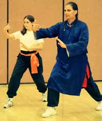 Father and Daughter, Buddha Zhen and Zhen Ming-Mou, Caitlin O'Connor